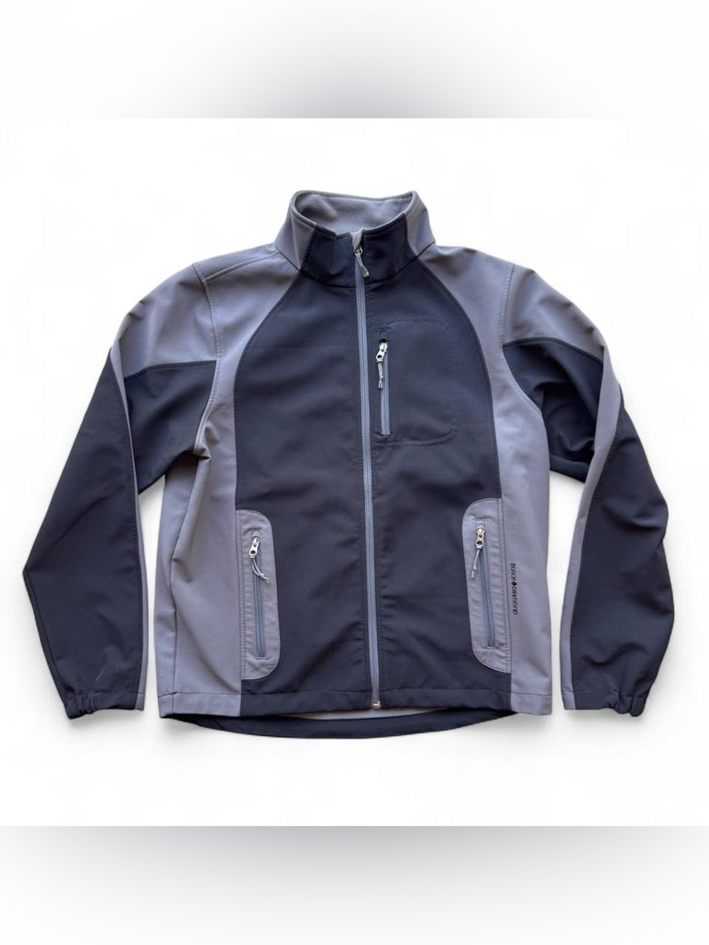 Black Diamond Men's Soft Shell M Black and Gray Jacket Vert Logo  RN 109273 P38